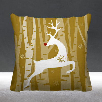 Outdoor Reversible Throw Pillow