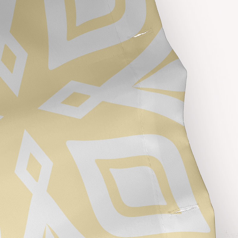 Rideau de douche simple Eastbourne, Jaune