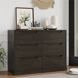 Commode double 6 tiroirs Anjeanette