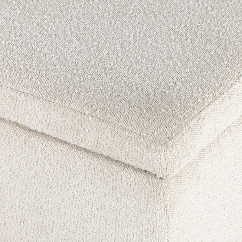 Navi Upholstered Storage Bench, Knoll Natural
