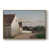Toile naturelle avec cadre flottant