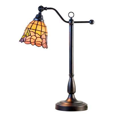 Lampe de bureau Tiffany's avec abat-jour réglable