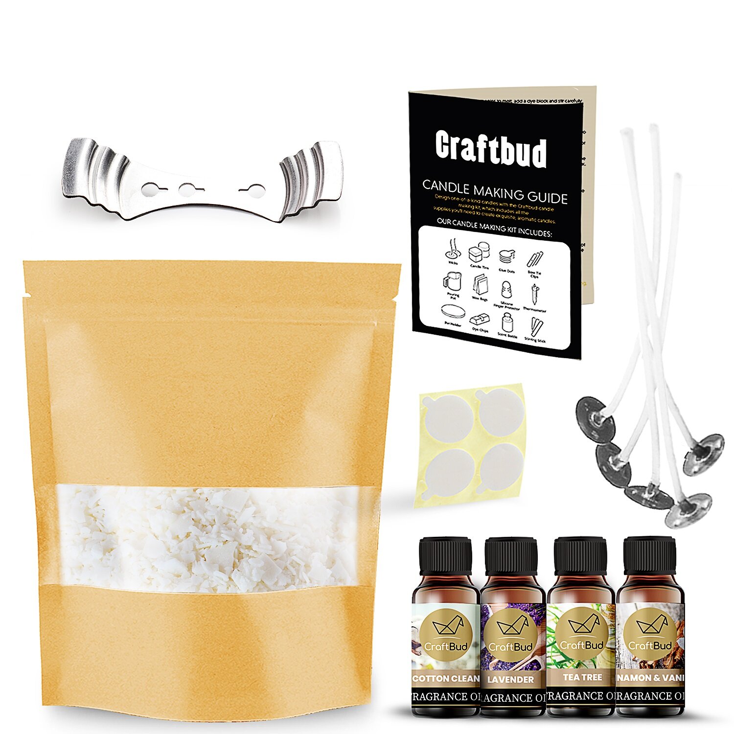 Craftbud Complete DIY Candle Making Kit Supplies for Adults and