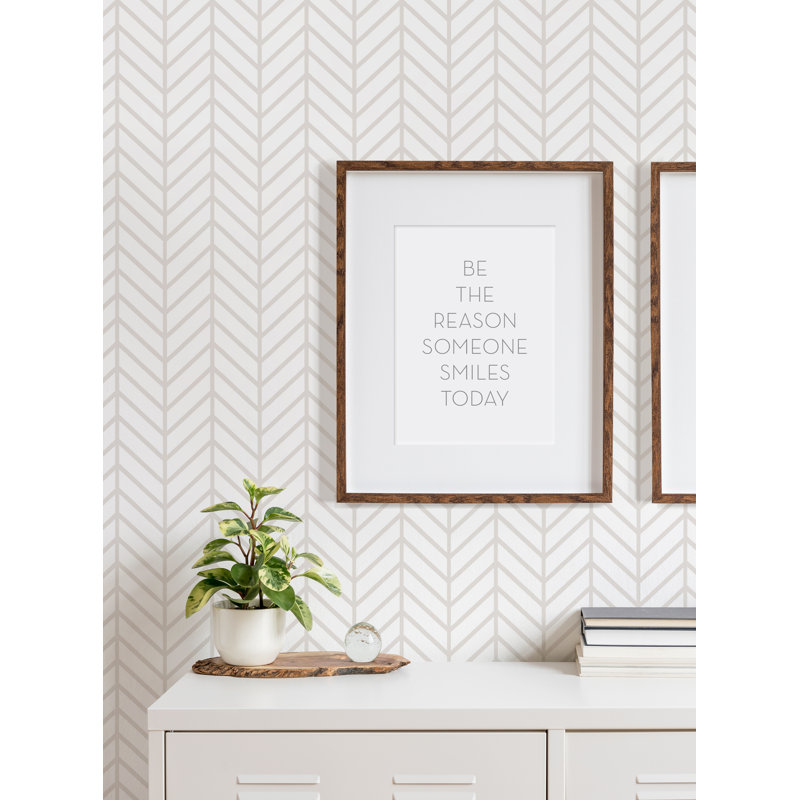 Rouleau de papier peint adhésif L 18 pi x l 24 po, Beige