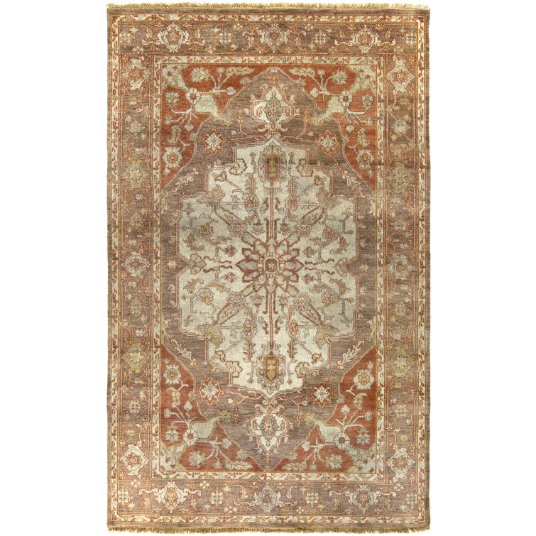 Ostrander Wool Floral Indoor Rug