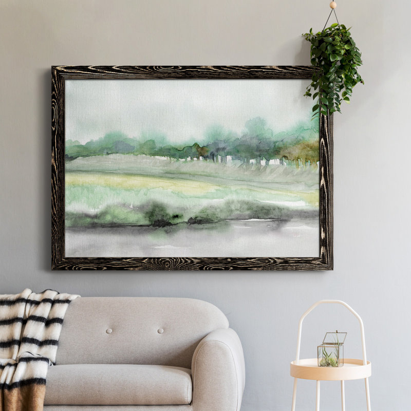 " Season Of Summer " Painting Print, Black Framed, 31" H x 44" W x 1" D