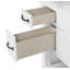Meuble-lavabo simple 48 po avec lavabo et dosseret en pierre d'ingénierie Dilkhush, blanc tourterelle, pré-assemblé-1164073066-1164073067