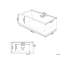 Bryian 1650mm x 760mm Soaking Acrylic Bathtub