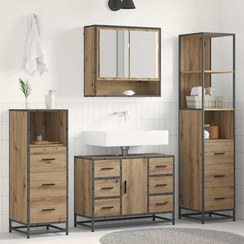 Vanity & Mirror Set