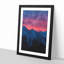 Mountain Sunset in Sion Switzerland - Picture Frame Painting Print-56925335-56925337