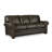 Copola 86" Genuine Leather Rolled Arm Sofa-64591514