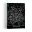" Munich Dark City Map Retro Vintage City Architecture Wall Art Print " by StudioSix-548145568
