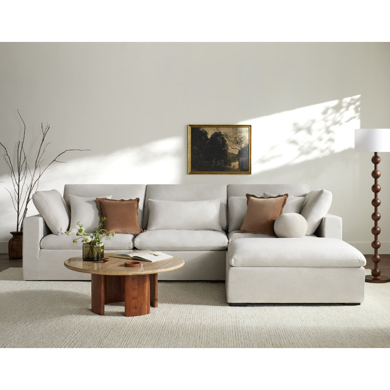 Larine 130" 3 - Piece Modular Upholstered Sectional