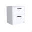 2 Drawers Nightstand , End Table, Side Table Metal Handles-830580033