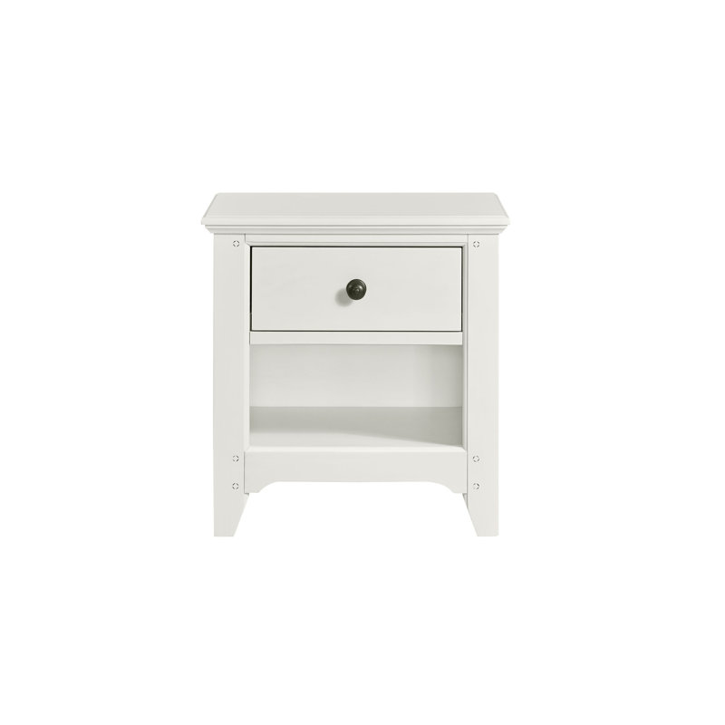 Table de chevet 1 tiroir Tahoe Youth, Blanc