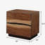 Table de chevet 2 tiroirs Smokey