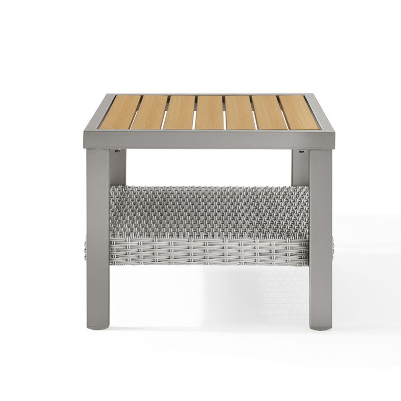 Petite table basse Nordic Hygge, H 18,1 po x L 21,6 po x l 21,6 po