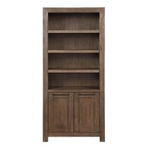 Jeni 63 Tall Metal Wood Bookcase | Bookshelf | Display Unit Silva Green & Gold