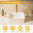 19”X 15” Vitreous China Rectangular Bathroom Sink Vessel Sink