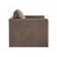 Fauteuil en similicuir espresso-1453923547