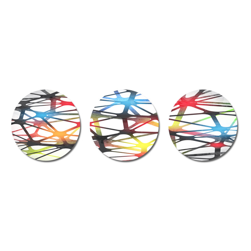 Abstract Wall Decor on Metal