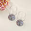 Sous-verres ronds en cuir taupe Agate-119015178