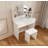 One drawer dresser table