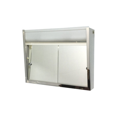 Valdez 24 " W X 19.5 " H Surface Frameless Medicine Cabinet with Mirror