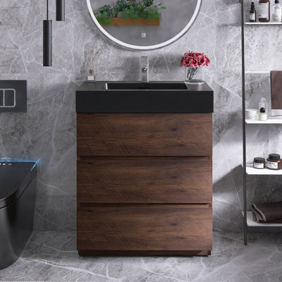 Anouschka 30" Freestanding Single Bathroom Vanity with Top