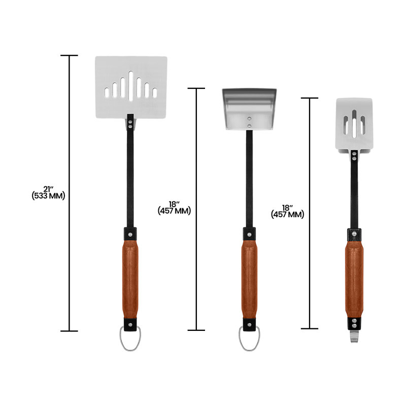 Steel Grilling Tool Set