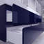 Ensemble de meuble-lavabo mural double 84 po Babajide-1524426878