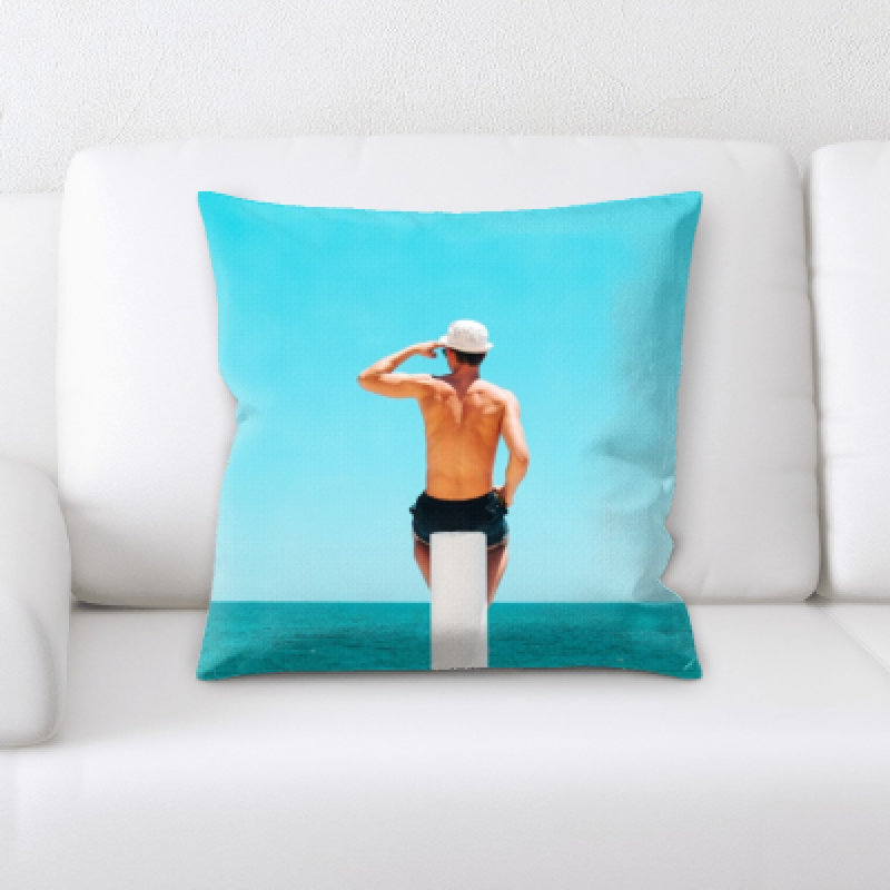 Microsuede Throw Pillow