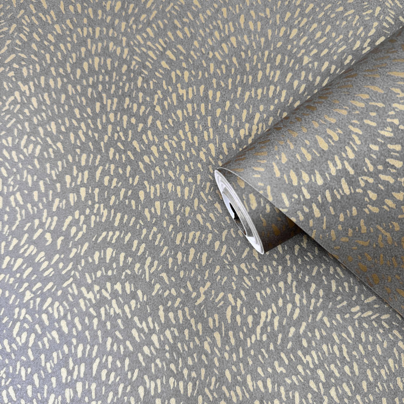 Zen 1000cm x 57cm Wallpaper Roll, Dark Gold
