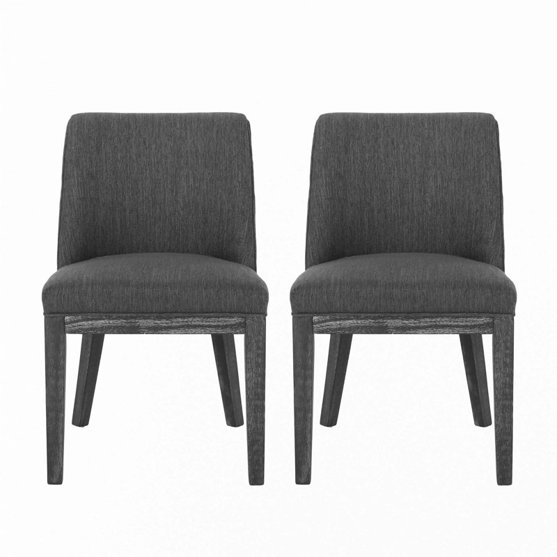 Dining Chair, Charcoal, Black