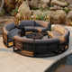 Bergeron 8 - Person Patio Conversation Sets with Cushions