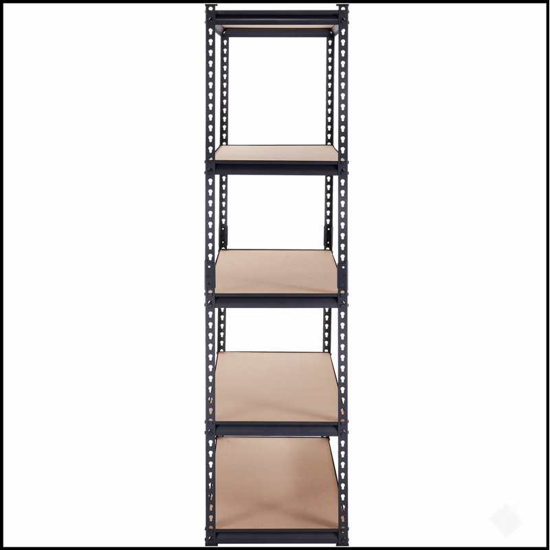 Étagère de rangement robuste à 5 niveaux, capacité de 2 000 lb, parfaite pour organiser les garages et les entrepôts