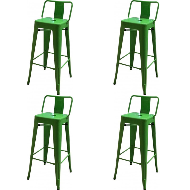 Tabouret de comptoir 26 po Cazzie, Vert