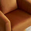 Fauteuil pivotant en velours-2029281565