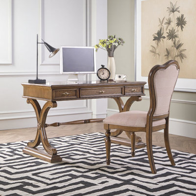 American style small-sized desk and chair set