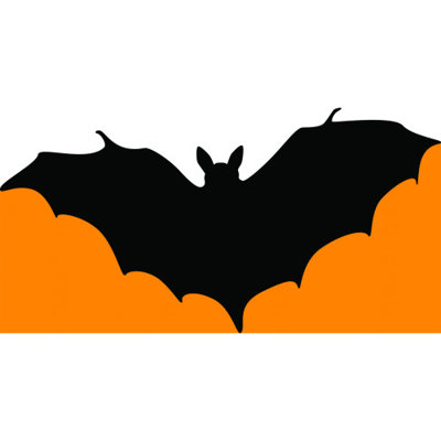 Silhouette de chauve-souris en silhouette découpée en carton SP1336