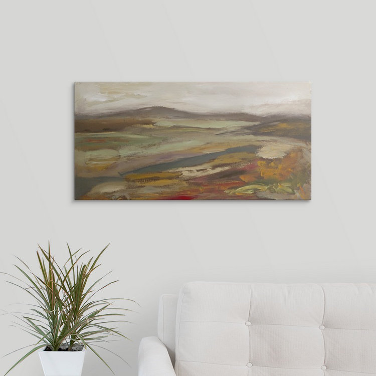 «View From Westside Road» par Bradford Brenner - reproduction imprimée, H 18 po x l 36 po x P 1,5 po, Toile
