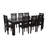 Cullens Rectangular Solid Wood Top with Solid Wood Base Dining Table