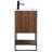 Gerard 24'' Single Bathroom Vanity with Porcelain Top-552223704