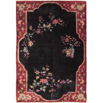 One-of-a-Kind 5'10" X 8'6" 1920s Wool Area Rug in