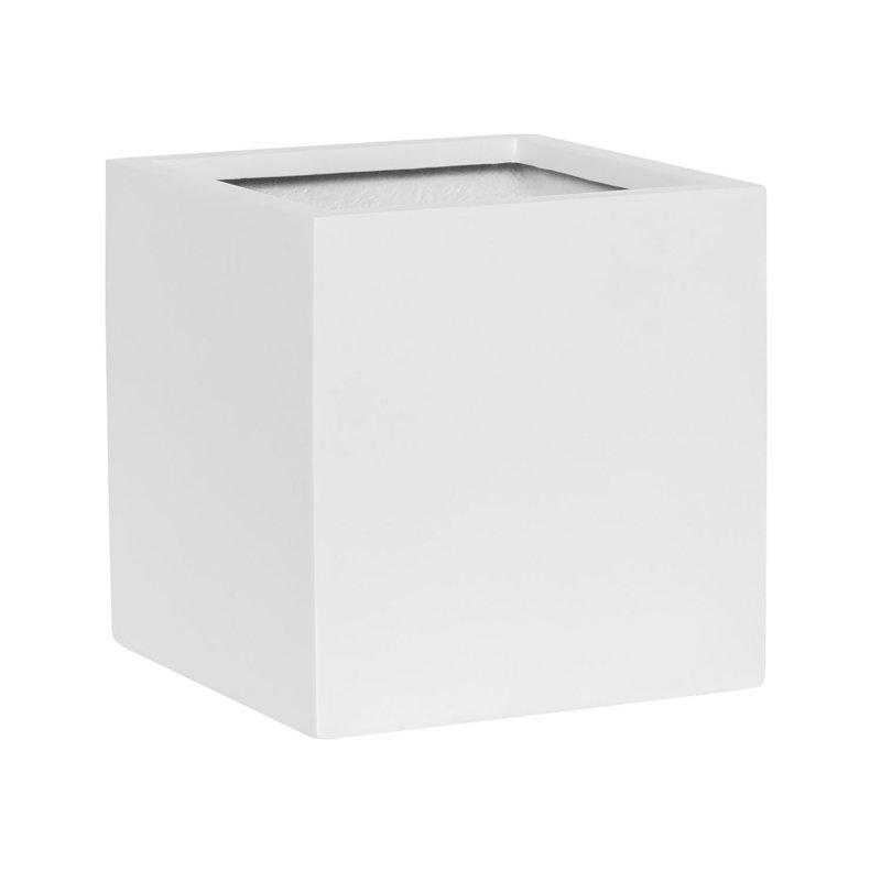 Fleur L, blanc mat