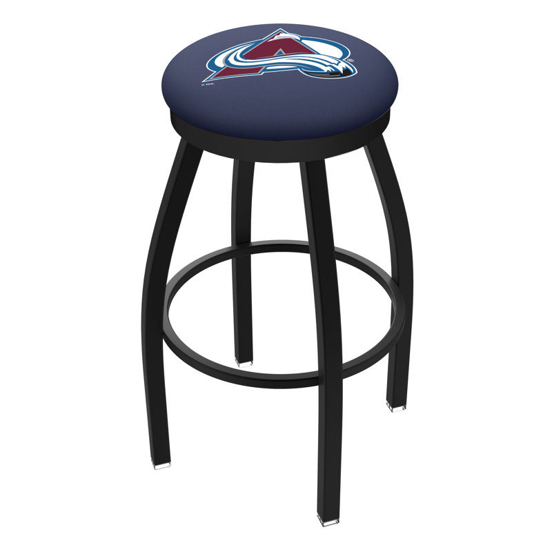 NHL Swivel Extra Tall Stool, Colorado Avalanche, Black, "Counter Stool (25" Seat Height)"