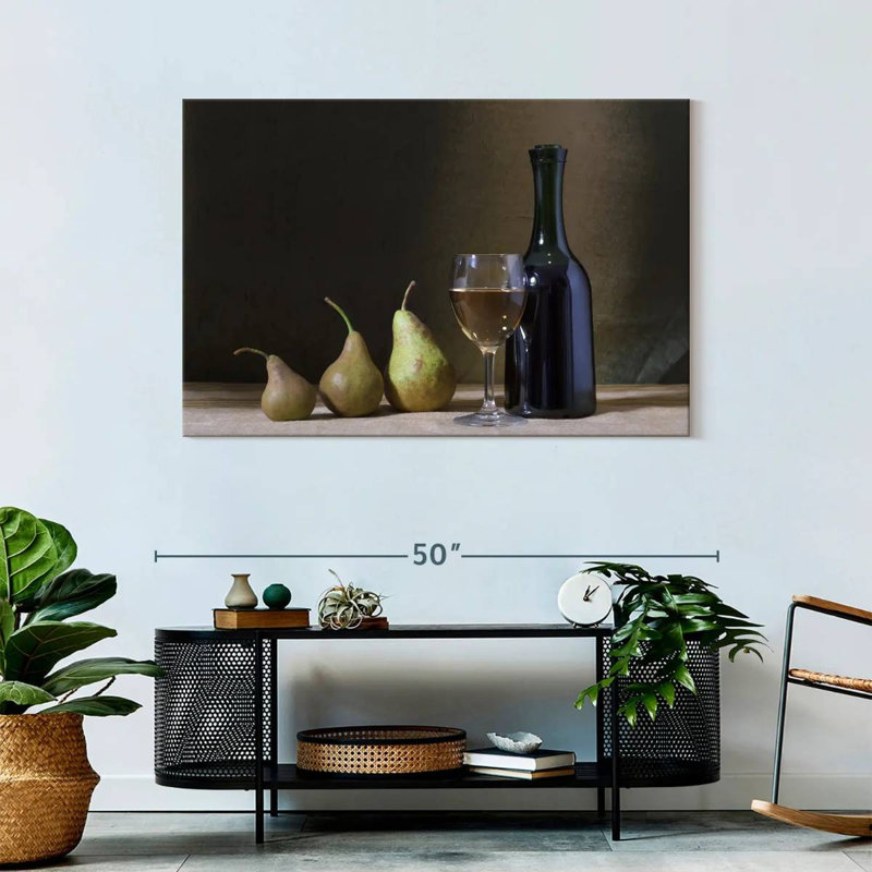 Yarlin Wine and Pears, 30" H x 45" W