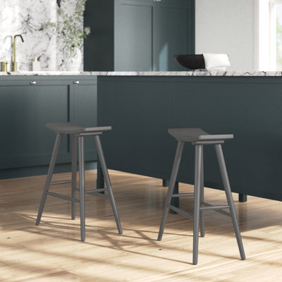 Ashray Solid Wood Counter Stool