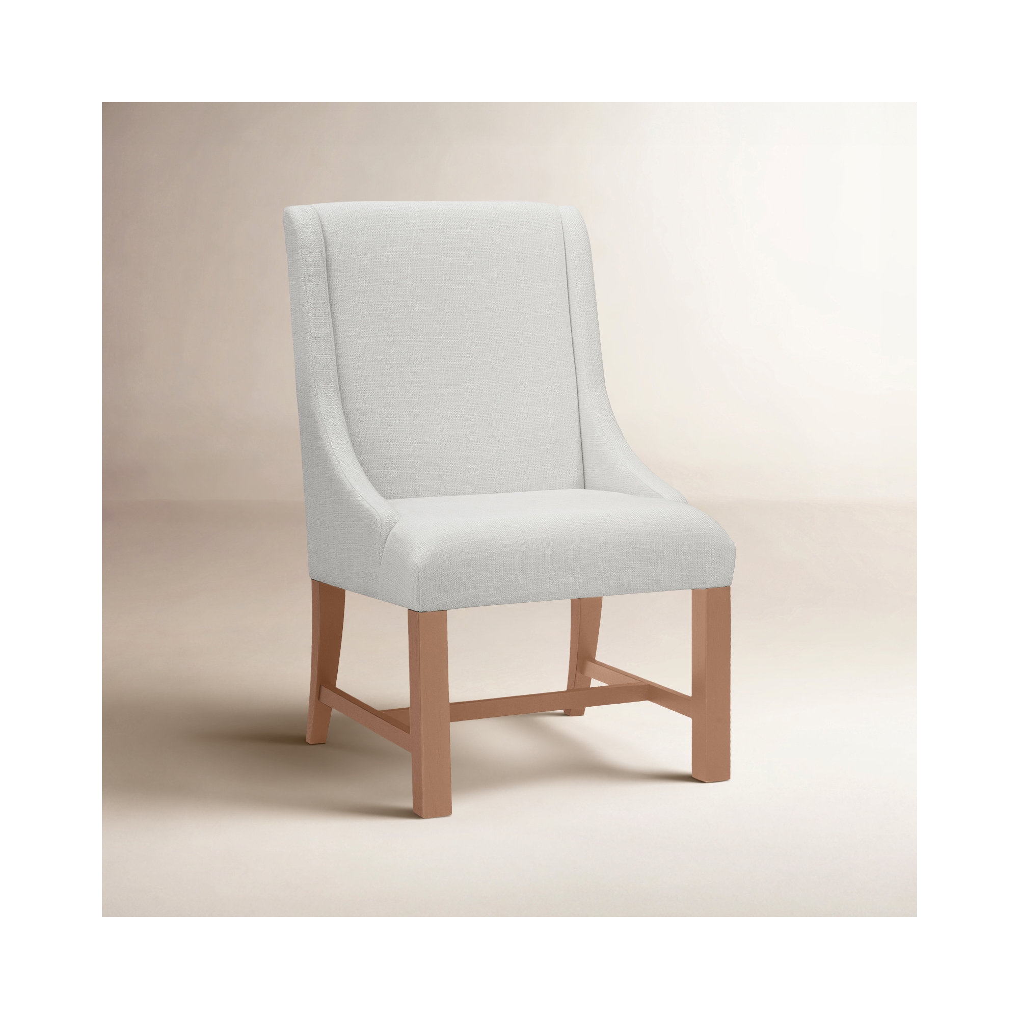 Mya Upholstered Dining Chair, Brown