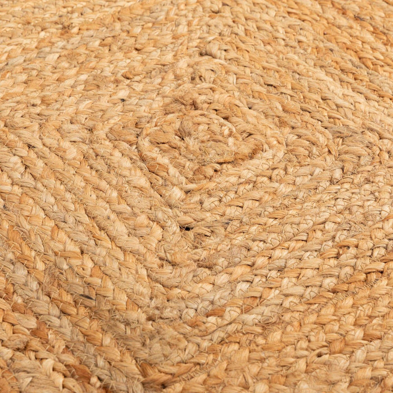 Allanna Jute / Sisal Braided Area Rug, Square 200 x 200cm